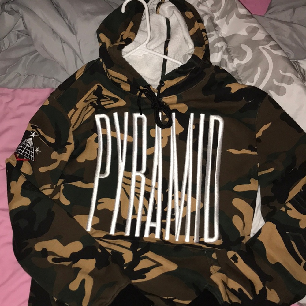 Black Pyramid Camo Hoodie